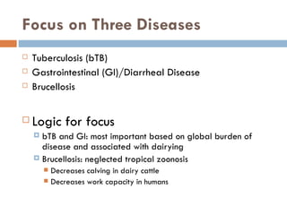 Dairy intensification, gender and child nutrition: Preliminary impressions