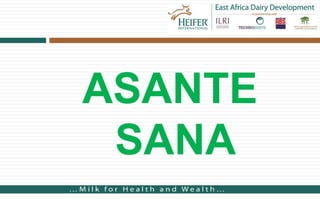 East Africa Dairy Development project two progress report