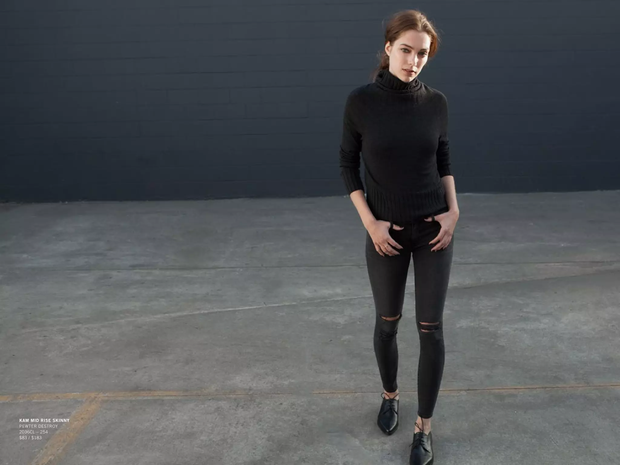 KAM MID RISE SKINNY
PEWTER DESTROY
2036CL – 254
$83 / $183
1 51 4
 