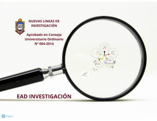 Presentación Lineas de Investigacion UNEFA 2015