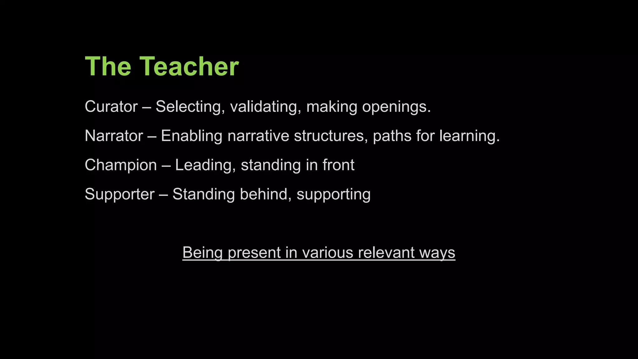 Competence/organisation
Competence Organisation
Before The Same Apart
Now Different Together
T-Competence
 
