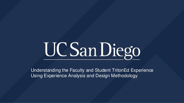 ucsd tritoned experience analysis