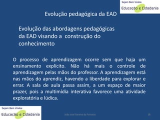 educacao a distância: Proposta Pedagogica