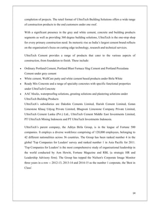 A DESK RESEARCH ON COMPANY “THE ADITYA BIRLA GROUP” | PDF