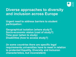Digital Higher Education and diversity and Inclusion | PPTX
