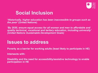 Digital Higher Education and diversity and Inclusion | PPTX