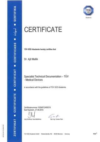 Specialist in Technical Documentation