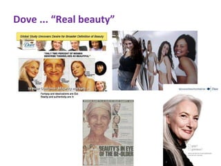Dove ... “Real beauty”
 