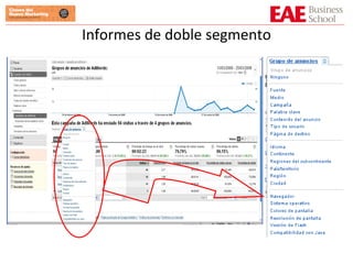 Informes de doble segmento 