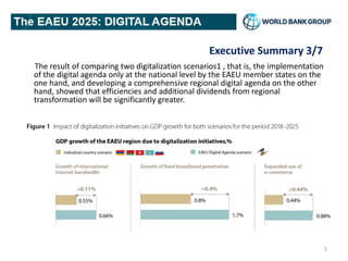 Executive Summary 3/7
The result of comparing two digitalization scenarios1 , that is, the implementation
of the digital a...