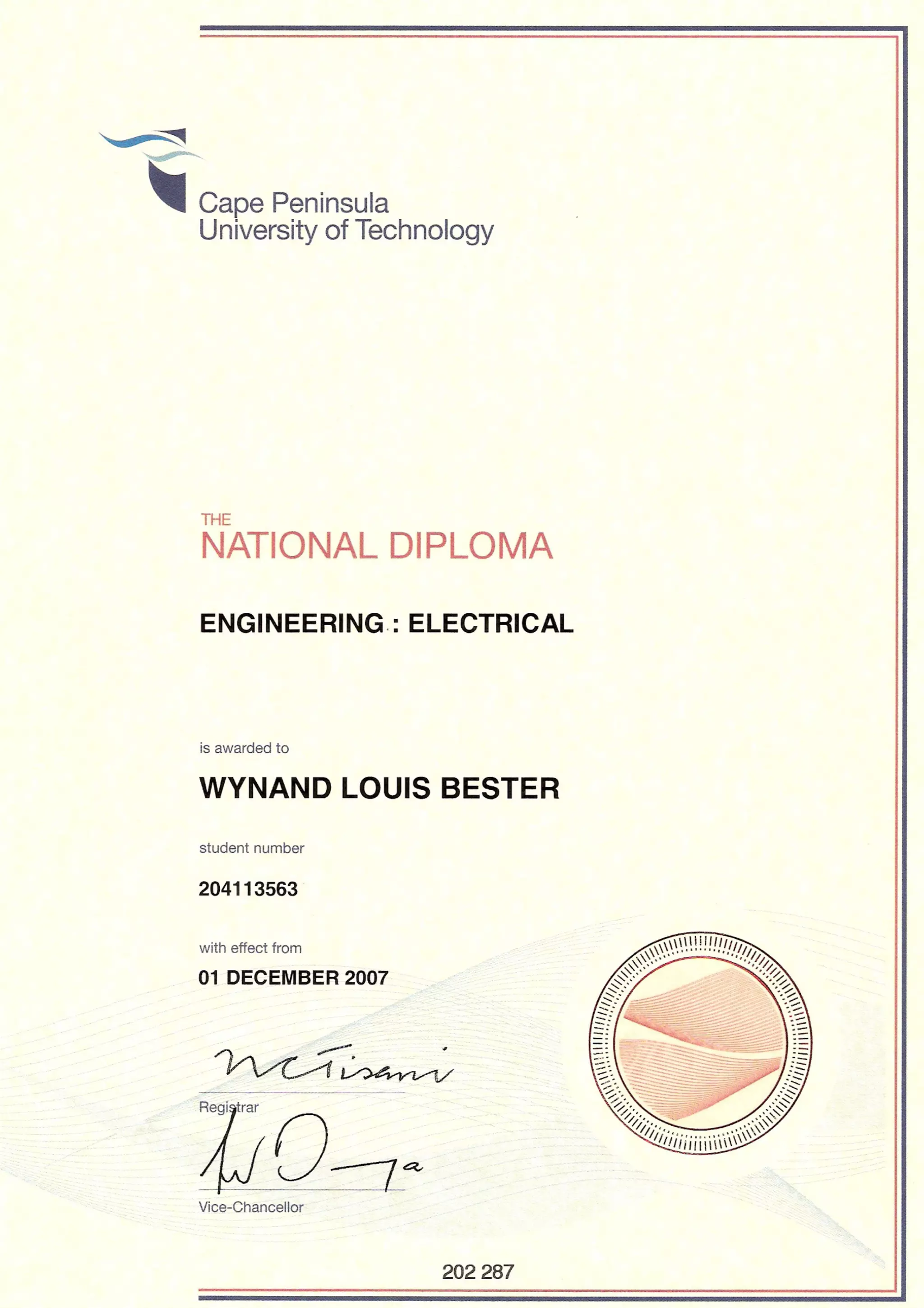 NATIONAL N DIPLOMA REQUIREMENTS visual data 4