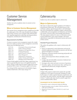 Bachelor of Science, Cybersecurity