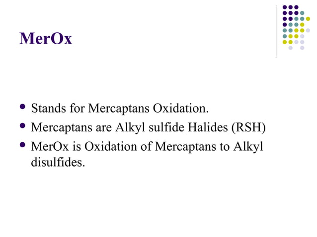 MerOx | PPT | Chemistry | Science