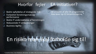 EA initiativer?  Hvorfor  fejler ,[object Object]