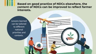 Enhancing farmer engagement in national climate policies: Advocay tools and approaches 