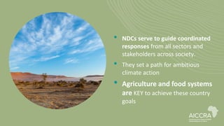 Enhancing farmer engagement in national climate policies: Advocay tools and approaches 