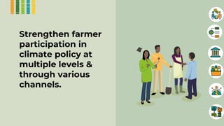 Enhancing farmer engagement in climate policy and COP27