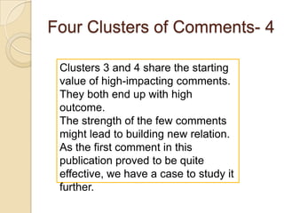 Social Network Structure among Commentators.