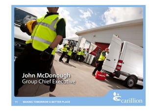 11   MAKING TOMORROW A BETTER PLACE
 