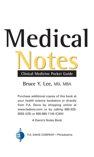 [] Medical notes_clinical_medicine_pocket_guide | PDF