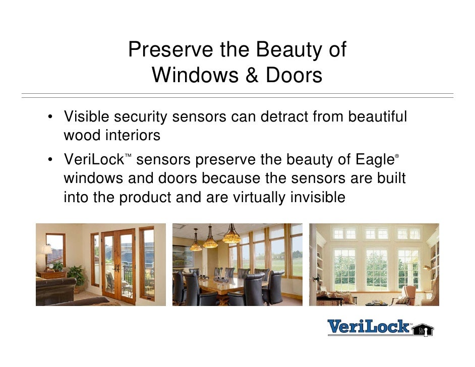 Andersen Eagle ESeries Verilock Integrated Window Security Sensors