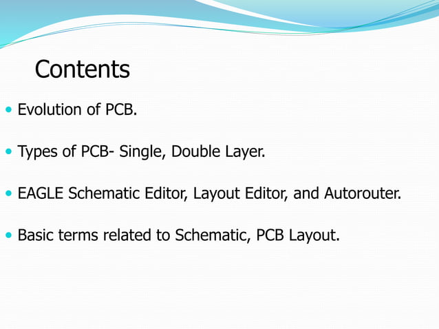 PCB Design using Eagle by Abdul Munaff & Prof. Anil Kadle | PPT