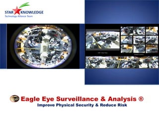 Eagle Eye Surveillance & Analysis ®
    Improve Physical Security & Reduce Risk
 