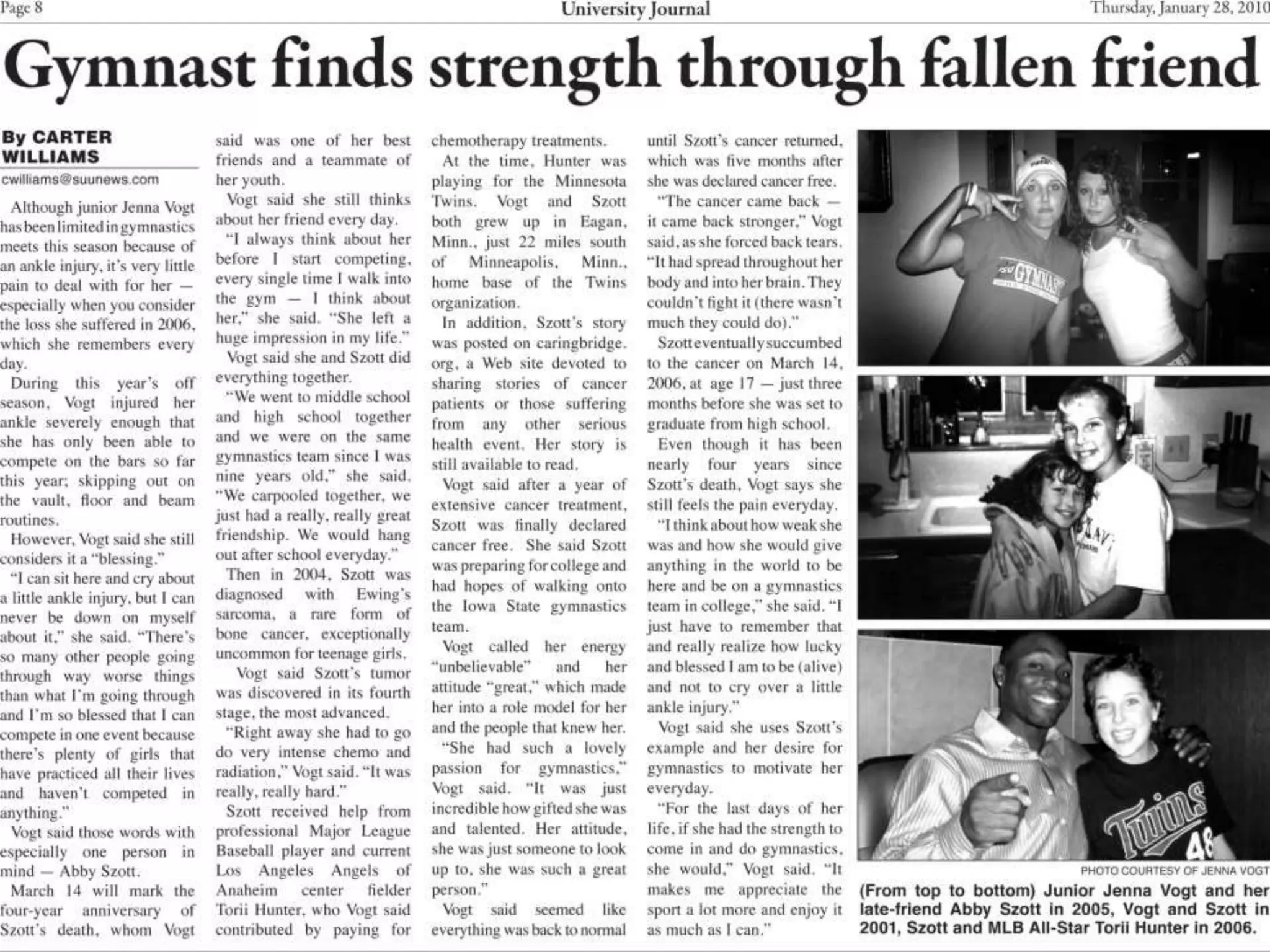 Journalism (News and Feature Writing)