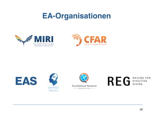 EA-Organisationen
20
 