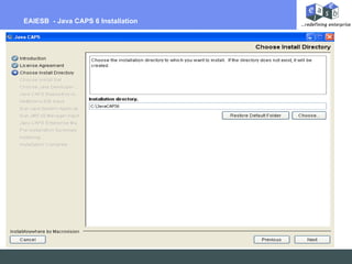 Eaiesb Java Caps 6 Installation | PPS
