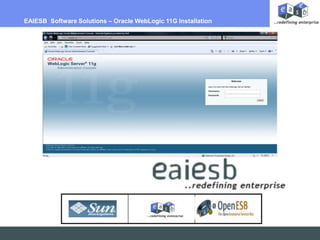 EAIESB  Software Solutions – Oracle WebLogic 11G Installation 