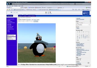 22
Yishay Mor / formative e-assessment / http://talks.yishaymor.org/e-assessmentinpractice2009
 