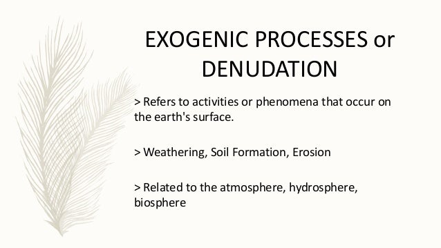 EXOGENIC PROCESSES EPUB EXOGENIC PROCESSES EPUB