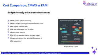EAM vs CMMS in 2026: What’s the Real Difference? | Asset Management ...