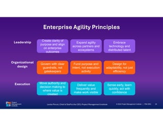 Manifesto for Enterprise Agility: What’s next? with Lenka Pincot | PDF