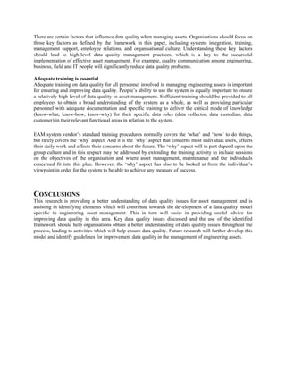 A Data Quality Model for Asset Management in Engineering Organisations ...