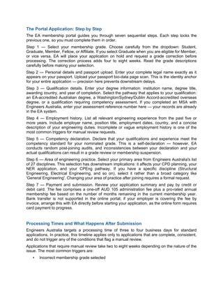 Membersih Processor Comprehensive Guide to Engineers Australia Membership Application ...