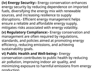Energy Audit & Management - Energy Scenario and Management , Energy ...