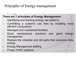 Energy Audit & Management - Energy Scenario and Management , Energy ...