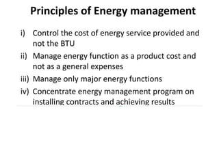 Energy Audit & Management - Energy Scenario and Management , Energy ...