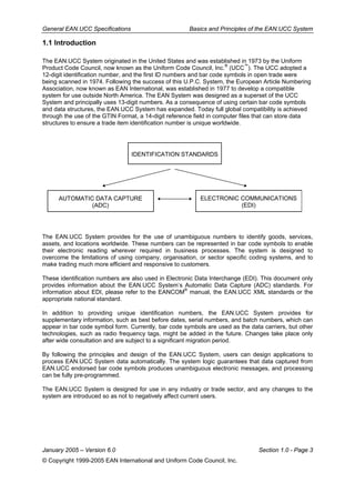 EAN.UCC Basic and Principal | PDF