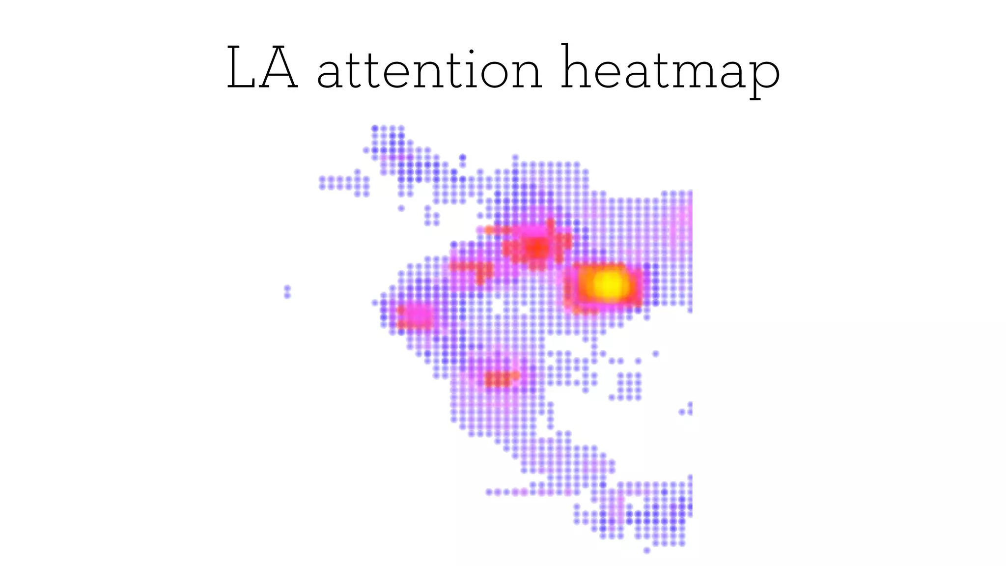 LA attention heatmap
 