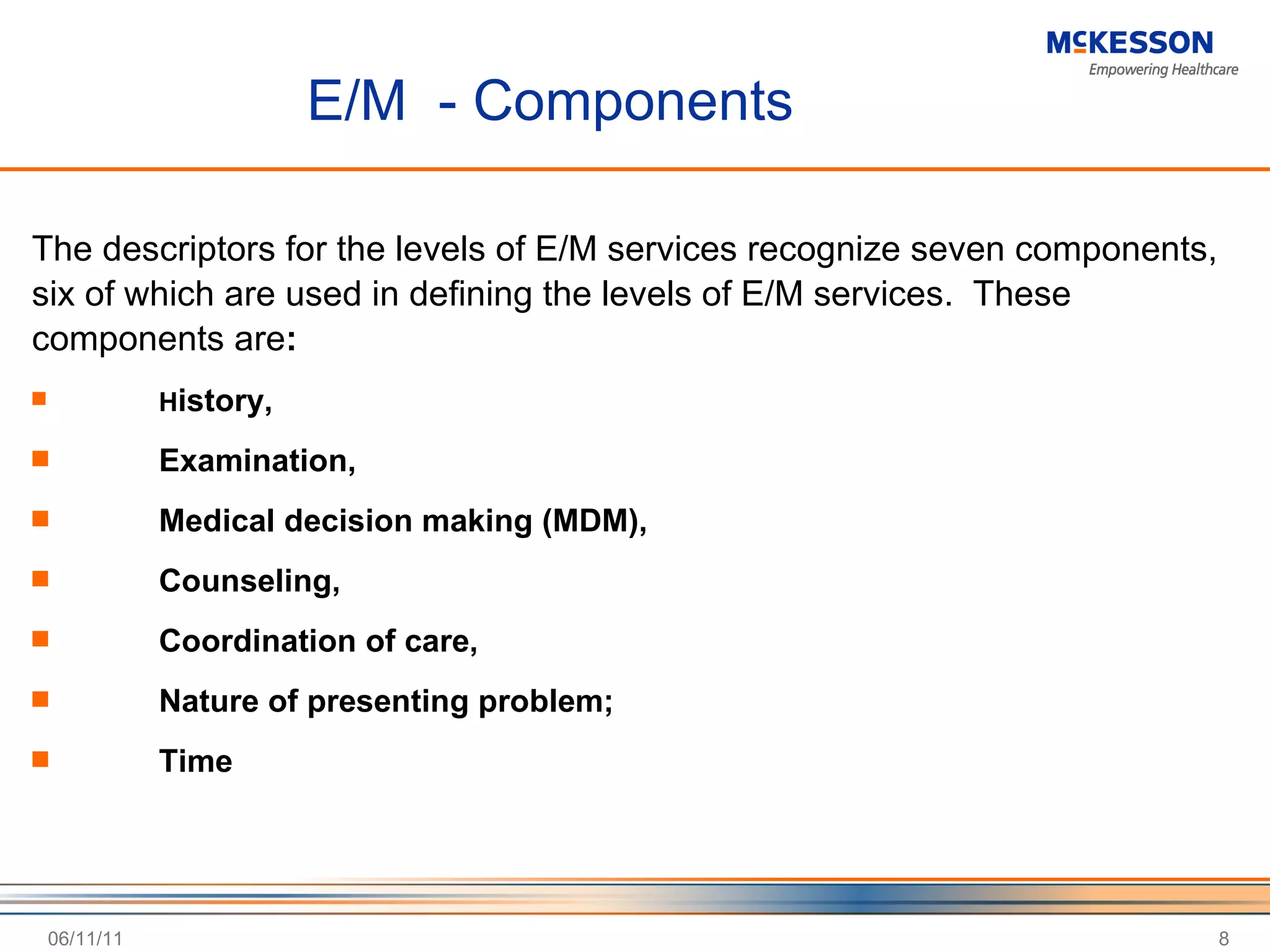 E&M | PPT