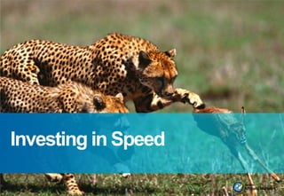 Investing in Speed
 