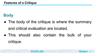 EAP 11_12_UNIT 7_LESSON 1_Features and Structure of a Critique Paper.pptx