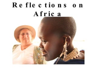 Reflections on Africa 