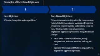 Academic Integrity Constructing Fact Based Statements and Arguments | PPTX