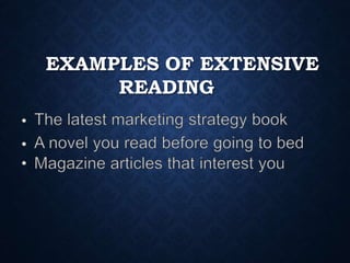 Extensive Text Context Example EAPP-WEEK-3.pptx Academic Writing/Strategies in Reading | PPTX