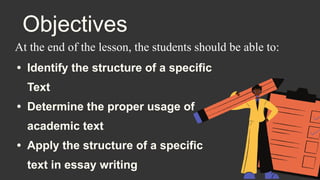 EAPPLesson1.pptx. lesson 1 structure of text | PDF