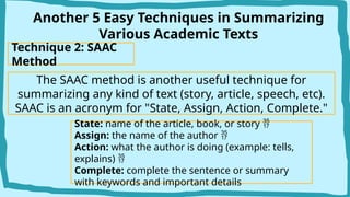 Saac Method Sample EAPP Lesson 1-3 for module 1 complete lesom | PPTX
